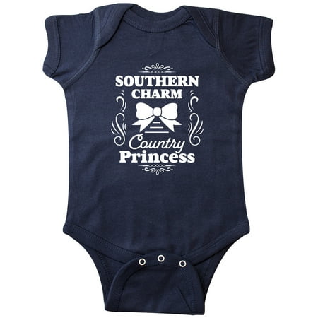 Inktastic Southern Charm Country Princess with Bow Gift Baby Girl Bodysuit
