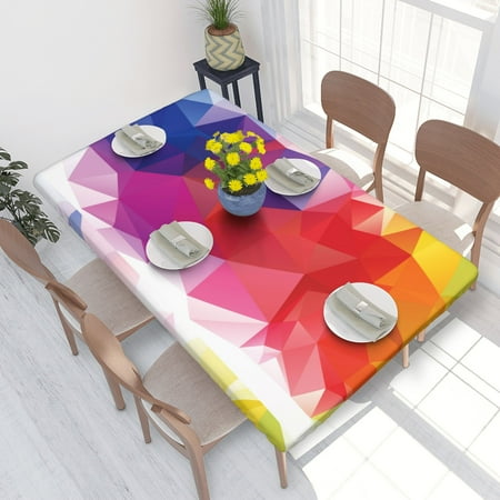 Home Deluxe Tablecloth Geometric Polygonal Background Waterproof Elastic Rim Edged Table Cover- For Christmas Parties And Picnics 4ft
Home Deluxe Tablecloth Geometric Polygonal Background Waterproof Elastic Rim Edged Table Cover- For Christmas Parties And Picnics 4ft