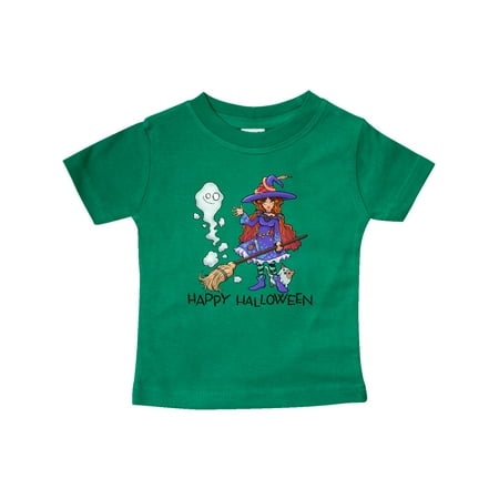 Inktastic Happy Halloween Cute Witch with Patchwork Cat and Ghost Gift Baby Boy or Baby Girl T-Shirt
Inktastic Happy Halloween Cute Witch with Patchwork Cat and Ghost Gift Baby Boy or Baby Girl T-Shirt