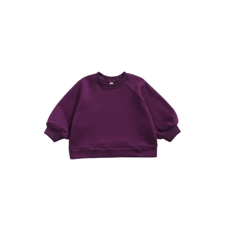 Toddler Baby Pullover Sweater Kid O-Neck with Raglan Sleeves Solid Causal Loose Version Sweatershirt
Toddler Baby Pullover Sweater Kid O-Neck with Raglan Sleeves Solid Causal Loose Version Sweatershirt