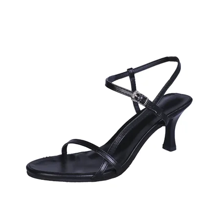 2024 Summer High Heel Sandals Woman Leather Suit Female Women鈥檚 Shoes Black Comfort New Stiletto Girls Sandalias De Mujer black 37
2024 Summer High Heel Sandals Woman Leather Suit Female Women鈥檚 Shoes Black Comfort New Stiletto Girls Sandalias De Mujer black 37