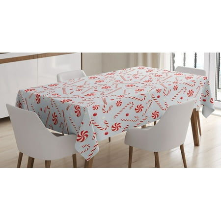 Candy Cane Tablecloth Sugary Treats of New Year Celebrations Pattern of Festive Holiday Food Rectangular Table Cover for Dining Room Kitchen 52 X 70 Inches Red White Coconut by Ambesonne
Candy Cane Tablecloth Sugary Treats of New Year Celebrations Pattern of Festive Holiday Food Rectangular Table Cover for Dining Room Kitchen 52 X 70 Inches Red White Coconut by Ambesonne