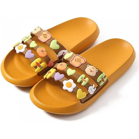 CoCopeanut Women Cartoon Sticker Style Non-Slip Shower Sandals Super Soft Bathroom Slipper
CoCopeanut Women Cartoon Sticker Style Non-Slip Shower Sandals Super Soft Bathroom Slipper