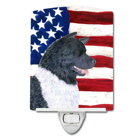 Caroline s Treasures SS4005CNL USA American Flag with Akita Ceramic Night Light 6x4x3 multicolor
Caroline s Treasures SS4005CNL USA American Flag with Akita Ceramic Night Light 6x4x3 multicolor