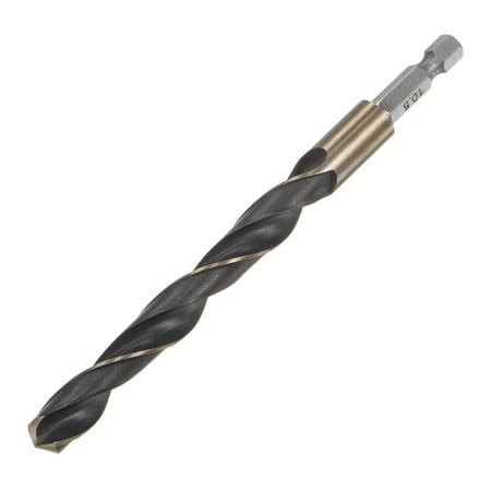 Uxcell High Speed Steel Twist Drill Bit 10.5mm Drilling Dia. with 1/4 Inch Hex Shank 132mm Length
Uxcell High Speed Steel Twist Drill Bit 10.5mm Drilling Dia. with 1/4 Inch Hex Shank 132mm Length