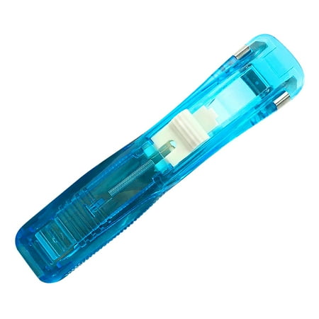 Transparent Clip Pusher Reusable Portable Handheld Paper Clam Clip Office&Craft&Stationery (A)