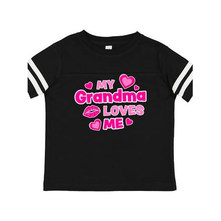 Inktastic My Grandma Loves Me with Hearts and Kiss Gift Toddler Boy or Toddler Girl T-Shirt
Inktastic My Grandma Loves Me with Hearts and Kiss Gift Toddler Boy or Toddler Girl T-Shirt
