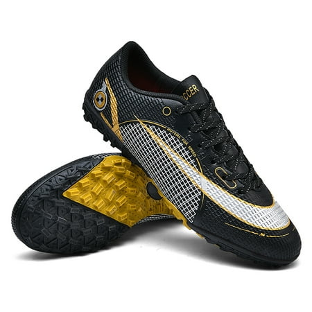 FULORIS Teenagers Soccer Cleats Mens Football Shoes