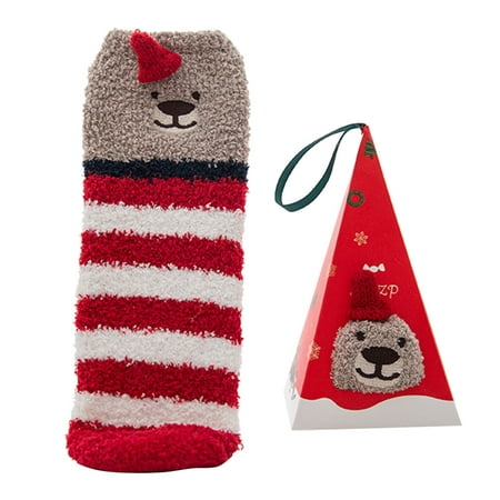 Heiheiup Christmas Socks Gift Fluffy Coral Velvet Thick Warm Winter Socks For Women New Year Gift Box With Box Girls Socks Age 5
Heiheiup Christmas Socks Gift Fluffy Coral Velvet Thick Warm Winter Socks For Women New Year Gift Box With Box Girls Socks Age 5