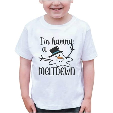7 ate 9 Apparel Kids Merry Christmas Shirts - Funny Snowman Meltdown Shirt - White T-Shirt 4T 
7 ate 9 Apparel Kids Merry Christmas Shirts - Funny Snowman Meltdown Shirt - White T-Shirt 4T