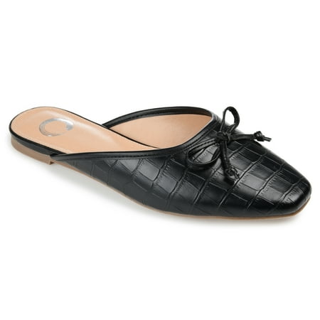 Journee Collection Womens Tammala Slip On Square Toe Mules Flats
