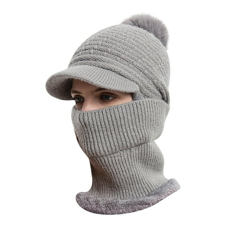 ZXHACSJ New Hat Bib One-piece Hat Winter Warm Cycling Wool Hat Outdoor Ear Protection Hat One-piece Knitted Hat Gray
ZXHACSJ New Hat Bib One-piece Hat Winter Warm Cycling Wool Hat Outdoor Ear Protection Hat One-piece Knitted Hat Gray
