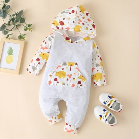 Augper Baby Girl Clothes Long Sleeve Fall Winter Clearance Newborn Infant Baby Boys Girls Cartoon Rompers Shivering Hooded Outfits Set
Augper Baby Girl Clothes Long Sleeve Fall Winter Clearance Newborn Infant Baby Boys Girls Cartoon Rompers Shivering Hooded Outfits Set