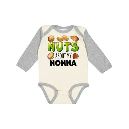 Inktastic Nuts About My Nonna Peanut Almond Pistachio Gift Baby Boy or Baby Girl Long Sleeve Bodysuit
Inktastic Nuts About My Nonna Peanut Almond Pistachio Gift Baby Boy or Baby Girl Long Sleeve Bodysuit