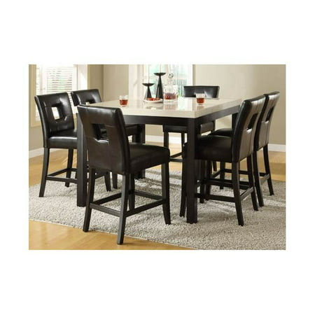 Archstone 5-Pc Counter Height Dining Table Set (Black)