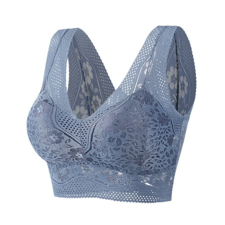 Gubotare Womens Plus Size Clearance Women Seamless Wide Shoulder Ice Silk Bra Unwired Lingerie Lace Floral Bra Padded Slim Fit Bra Blue One Size
Gubotare Womens Plus Size Clearance Women Seamless Wide Shoulder Ice Silk Bra Unwired Lingerie Lace Floral Bra Padded Slim Fit Bra Blue One Size