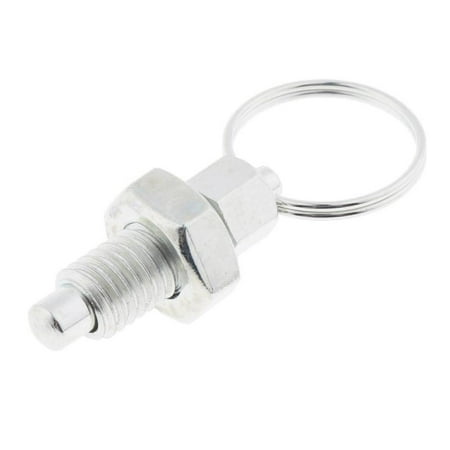 Galvanised Carbon Steel Non Lock-Out Indexing Plunger with Pull Ring M8