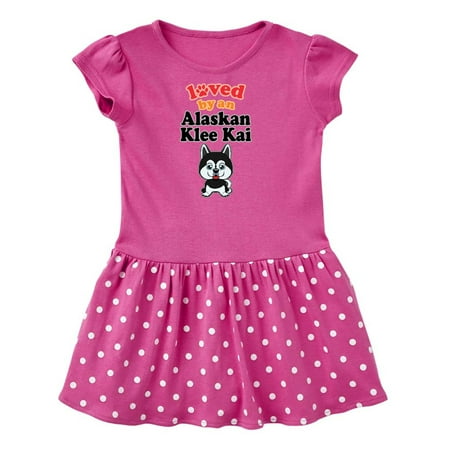 Inktastic Alaskan Klee Kai Dog Gift Gift Toddler Girl Dress