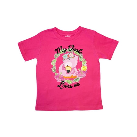 Inktastic Baby Flamingo My Uncle Loves Me with Flower Wreath Gift Toddler Boy or Toddler Girl T-Shirt
Inktastic Baby Flamingo My Uncle Loves Me with Flower Wreath Gift Toddler Boy or Toddler Girl T-Shirt