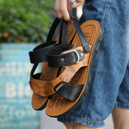 Men Sandals 2022 Summer Fashion Man Beach Leather Sandals Luxury Sandals Men Outdoor Beach Casual Shoes Cheap Male Sandals
Men Sandals 2022 Summer Fashion Man Beach Leather Sandals Luxury Sandals Men Outdoor Beach Casual Shoes Cheap Male Sandals