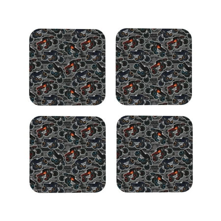 Drink Coasters Set of 4 Cool off-road vehicle A Leather Coasters for Coffee Table Protector Heat Resistant Cute Coasters for Home Decor Housewarming Gifts Bar Kitchen 4 Inch Square
Drink Coasters Set of 4 Cool off-road vehicle A Leather Coasters for Coffee Table Protector Heat Resistant Cute Coasters for Home Decor Housewarming Gifts Bar Kitchen 4 Inch Square