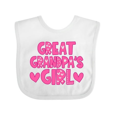 Inktastic Great Grandpa s Girl Granddaughter Gift Gift Baby Girl Bib