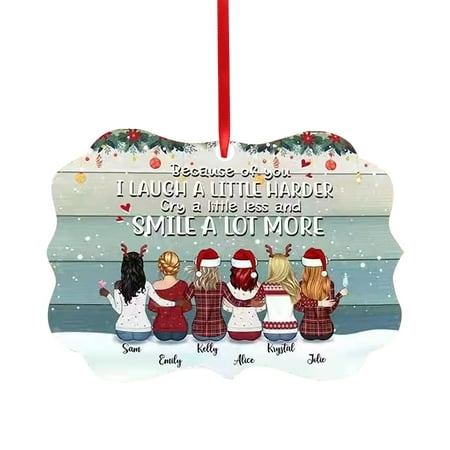 ZTTD Christmas Tree To Hang Christmas Pendant Couple Friends Commemorative Pendant A
ZTTD Christmas Tree To Hang Christmas Pendant Couple Friends Commemorative Pendant A