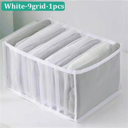 Goldencivetcat 1pc Wardrobe Clothes Organizer Clothes Organizer For Folded Clothes Drawer Clothes Organizer Visual Compartment Storage Box For Thin Jeans Pants T-shirts Leggings
Goldencivetcat 1pc Wardrobe Clothes Organizer Clothes Organizer For Folded Clothes Drawer Clothes Organizer Visual Compartment Storage Box For Thin Jeans Pants T-shirts Leggings