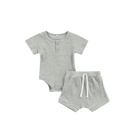 Kiapeise Newborn Baby Girl Boy Ribbed Clothes Infant Unisex Cotton Outfit Solid Romper Top Elastic Pants Short Toddler Clothes
Kiapeise Newborn Baby Girl Boy Ribbed Clothes Infant Unisex Cotton Outfit Solid Romper Top Elastic Pants Short Toddler Clothes