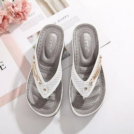 Cuhas Wide Sandals for Women SlippersWomen s Metal Buckle Beach Women s Summer Slope Heel Casual Women s Sandals
Cuhas Wide Sandals for Women SlippersWomen s Metal Buckle Beach Women s Summer Slope Heel Casual Women s Sandals