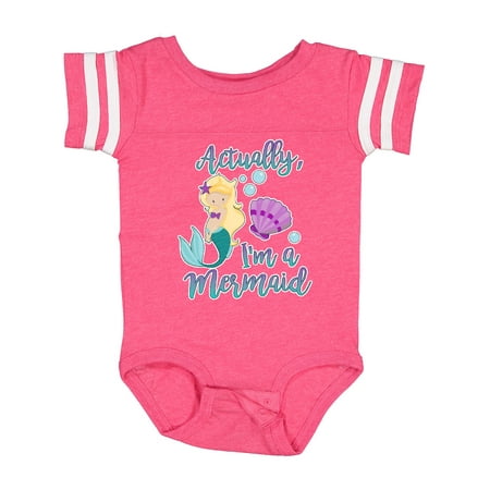 Inktastic Actually Im a Mermaid with Seashell and Bubbles Gift Baby Girl Bodysuit
Inktastic Actually Im a Mermaid with Seashell and Bubbles Gift Baby Girl Bodysuit