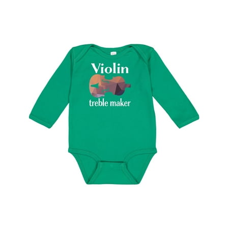 Inktastic Violin Treble Maker Funny Violinist Music Gift Gift Baby Boy or Baby Girl Long Sleeve Bodysuit
Inktastic Violin Treble Maker Funny Violinist Music Gift Gift Baby Boy or Baby Girl Long Sleeve Bodysuit