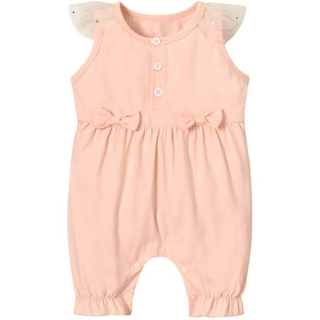 YOUI-GIFTS Newborn Baby Girl Romper Toddler Sleeveless Bowknot Jumpsuit Sleeveless Bodysuit for Baby Girls
YOUI-GIFTS Newborn Baby Girl Romper Toddler Sleeveless Bowknot Jumpsuit Sleeveless Bodysuit for Baby Girls