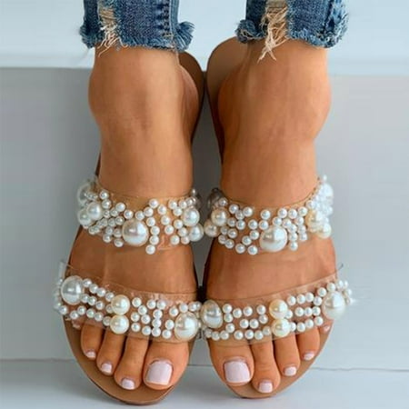YanHoo Clearance Rhinestone Slide Sandals Women Girls Dressy Low Wedge Sandal Summer Beach Cute Slip on Slippers Beaded Glitter Open Toe Flat Sandals
YanHoo Clearance Rhinestone Slide Sandals Women Girls Dressy Low Wedge Sandal Summer Beach Cute Slip on Slippers Beaded Glitter Open Toe Flat Sandals