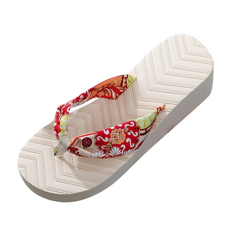 Slippers For Women Fashion Spring And Summer Slippers Flip Flops Thick Bottom Wedge Heel Colorful Casual Beach Shoes
Slippers For Women Fashion Spring And Summer Slippers Flip Flops Thick Bottom Wedge Heel Colorful Casual Beach Shoes