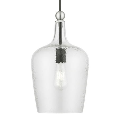 Livex Lighting 41237 Avery 9 Wide Mini Pendant - Black / Brushed Nickel Accent
Livex Lighting 41237 Avery 9 Wide Mini Pendant - Black / Brushed Nickel Accent
