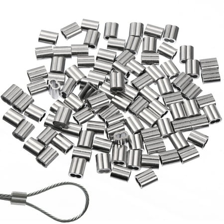 landege 100 PCS 8-shaped Aluminum Steel Wire Crimps Wire Management Accessory (Silver)
landege 100 PCS 8-shaped Aluminum Steel Wire Crimps Wire Management Accessory (Silver)
