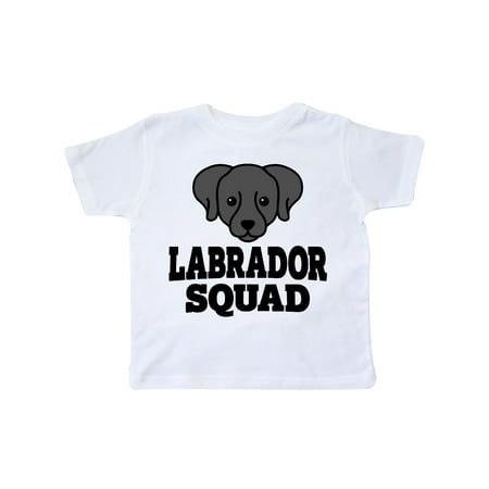 Inktastic Dog Black Labrador Squad Gift Toddler Boy or Toddler Girl T-Shirt