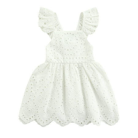 Wallarenear Baby Girls Ruffle Trim Dress Pleated Button Up Hollow Out Floral Beach Dresses
Wallarenear Baby Girls Ruffle Trim Dress Pleated Button Up Hollow Out Floral Beach Dresses