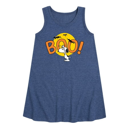 Peanuts - Boo Snoopy - Toddler and Youth Girls A-line Dress