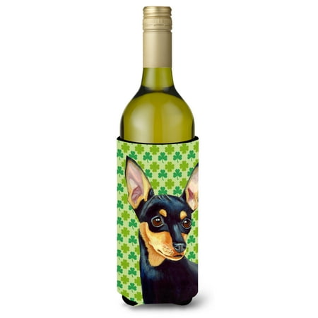 Caroline s Treasures LH9200LITERK Min Pin St. Patrick s Day Shamrock Portrait Wine Bottle Hugger Wine Bottle
Caroline s Treasures LH9200LITERK Min Pin St. Patrick s Day Shamrock Portrait Wine Bottle Hugger Wine Bottle