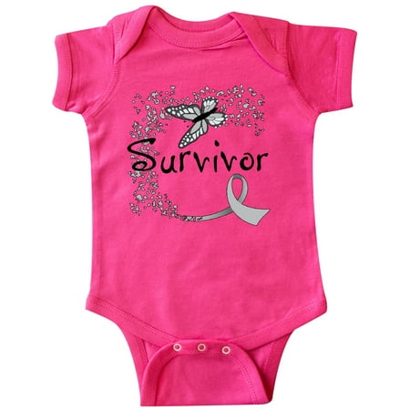 Inktastic Brain Cancer Survivor- butterfly ribbon Gift Baby Boy or Baby Girl Bodysuit
Inktastic Brain Cancer Survivor- butterfly ribbon Gift Baby Boy or Baby Girl Bodysuit