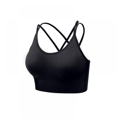Popvcly Women s Seamless Sports Bra Beautiful Back Mesh Cross Breathable Sleep Bra Gathered Yoga Vest
Popvcly Women s Seamless Sports Bra Beautiful Back Mesh Cross Breathable Sleep Bra Gathered Yoga Vest