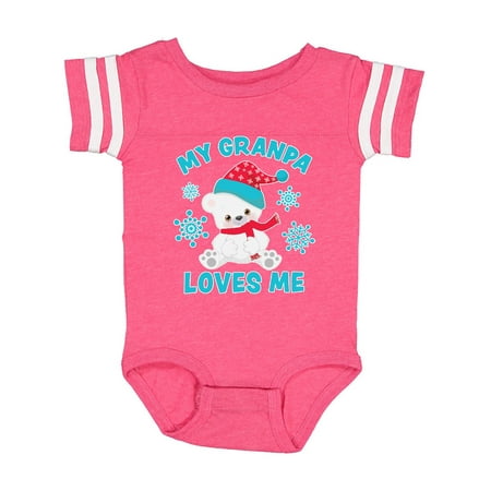 Inktastic Polar Bear My Granpa Loves Me in Santa Hat with Snowflakes Gift Baby Boy or Baby Girl Bodysuit
Inktastic Polar Bear My Granpa Loves Me in Santa Hat with Snowflakes Gift Baby Boy or Baby Girl Bodysuit