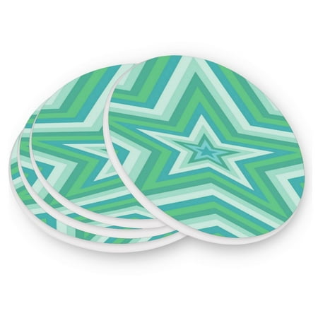 Round Coasters Modern Style Ceramic Coaster Waterproof and Durable Drink Coaster Coasters set of 4 Customizable Coasters 4pcs Pastel Green Stars
Round Coasters Modern Style Ceramic Coaster Waterproof and Durable Drink Coaster Coasters set of 4 Customizable Coasters 4pcs Pastel Green Stars