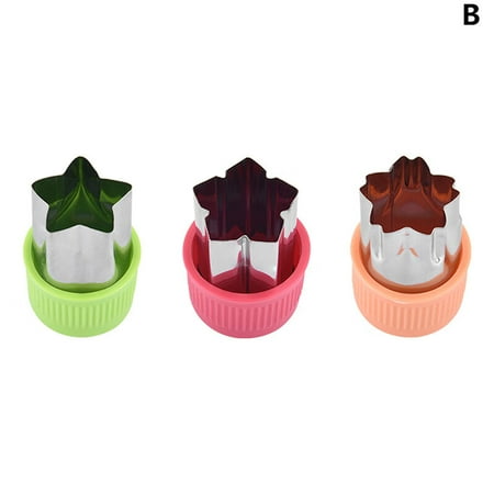 3Pcs/set Star Rabbit Shape Vegetables Fruits Cutter Portable Cook Cutting Tools