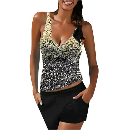 Women s Bikini Swimsuits 2 Piece Normal Color Block Golden Black Padded V Wire Sports Vacation Strap Padded Bras Strap with Bottoms Gold XXL
Women s Bikini Swimsuits 2 Piece Normal Color Block Golden Black Padded V Wire Sports Vacation Strap Padded Bras Strap with Bottoms Gold XXL