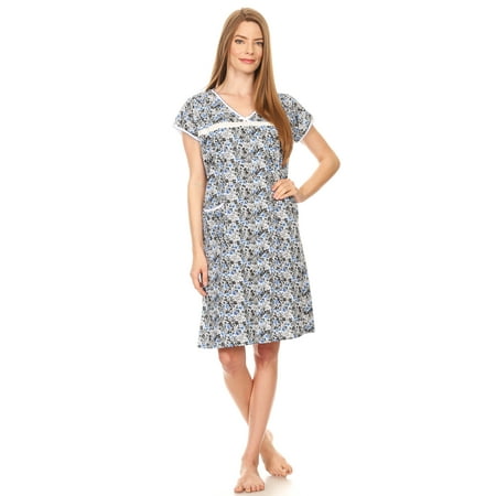 Lati Fashion Women Nightgowns & Sleepshirts Female Sleeveless Sleepwear Blue Size 2x-Large
Lati Fashion Women Nightgowns & Sleepshirts Female Sleeveless Sleepwear Blue Size 2x-Large