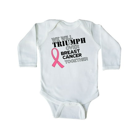 Inktastic We Will Triumph Over Breast Cancer Together Gift Baby Boy or Baby Girl Long Sleeve Bodysuit
Inktastic We Will Triumph Over Breast Cancer Together Gift Baby Boy or Baby Girl Long Sleeve Bodysuit