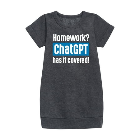 Instant Message - Homework ChatGTP Has It Covered - Toddler And Youth Girls Fleece Dress
Instant Message - Homework ChatGTP Has It Covered - Toddler And Youth Girls Fleece Dress